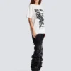 Kurzärmeliges T-Shirt mit Leopardenmuster Kurzärmeliges T-Shirt mit Leopardenmuster