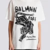 Kurzärmeliges T-Shirt mit Leopardenmuster Kurzärmeliges T-Shirt mit Leopardenmuster