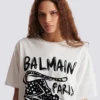 Kurzärmeliges T-Shirt mit Leopardenmuster Kurzärmeliges T-Shirt mit Leopardenmuster