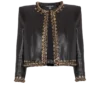 Lammfelljacke mit Kettenbesatz Lammfelljacke mit Kettenbesatz