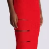 Langer Strickrock mit Cut-outs Langer Strickrock mit Cut-outs