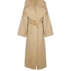 Langer Trenchcoat aus Baumwollgabardine Langer Trenchcoat aus Baumwollgabardine