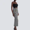 Langer Tweedrock mit Gingham-Muster Langer Tweedrock mit Gingham-Muster