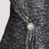 Langes, drapiertes Paillettenkleid Langes, drapiertes Paillettenkleid