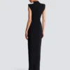 Langes Jerseykleid mit Beinschlitz Langes Jerseykleid mit Beinschlitz
