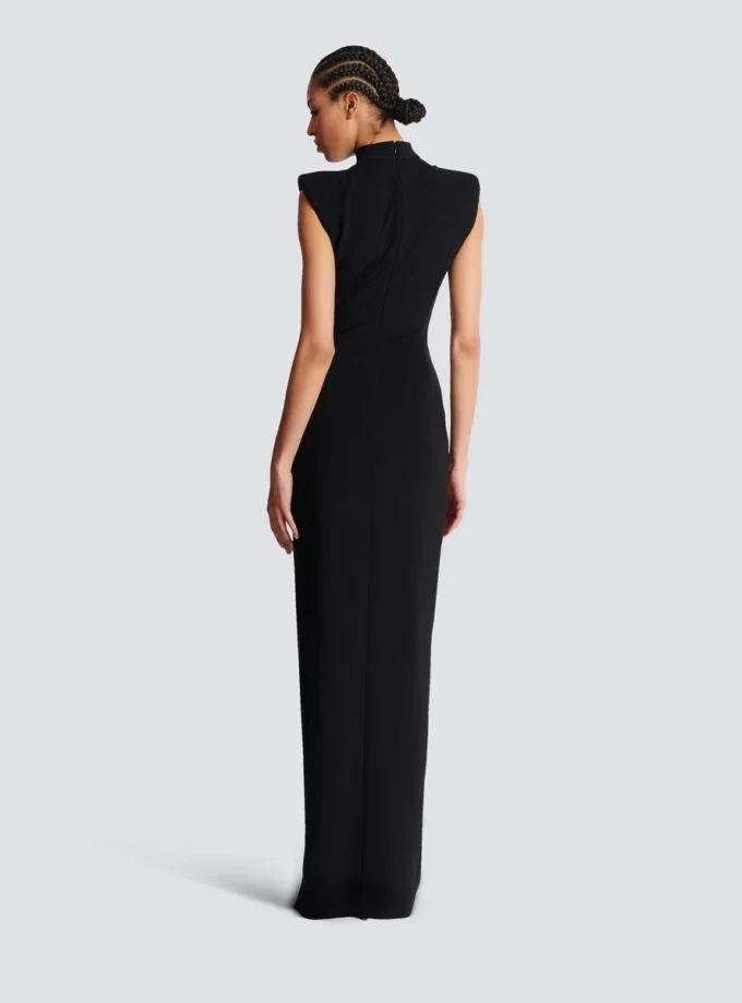 Langes Jerseykleid mit Beinschlitz Langes Jerseykleid mit Beinschlitz