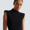 Langes Jerseykleid mit Beinschlitz Langes Jerseykleid mit Beinschlitz