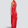Langes Paillettenkleid mit Neckholder Langes Paillettenkleid mit Neckholder
