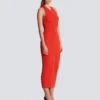 Langes, ärmelloses Kleid aus Strick Langes, ärmelloses Kleid aus Strick