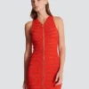 Langes, ärmelloses Kleid aus Strick Langes, ärmelloses Kleid aus Strick