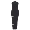 Langes, ärmelloses Kleid mit verzierten Details Langes, ärmelloses Kleid mit verzierten Details