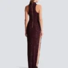 Langes, ärmelloses Paillettenkleid Langes, ärmelloses Paillettenkleid