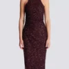 Langes, ärmelloses Paillettenkleid Langes, ärmelloses Paillettenkleid