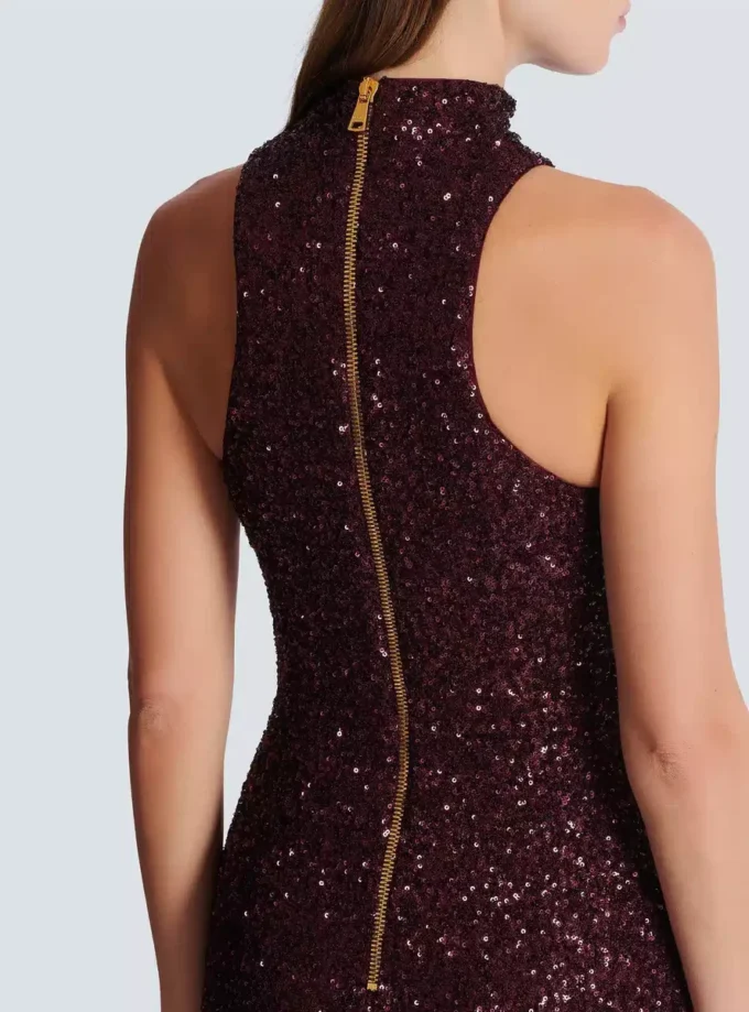 Langes, ärmelloses Paillettenkleid Langes, ärmelloses Paillettenkleid