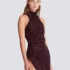 Langes, ärmelloses Paillettenkleid Langes, ärmelloses Paillettenkleid