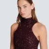 Langes, ärmelloses Paillettenkleid Langes, ärmelloses Paillettenkleid