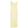 Langes Trägerkleid aus Seidensatin