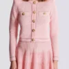 Langärmelige Strickjacke mit Struktur Langärmelige Strickjacke mit Struktur