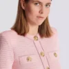 Langärmelige Strickjacke mit Struktur Langärmelige Strickjacke mit Struktur