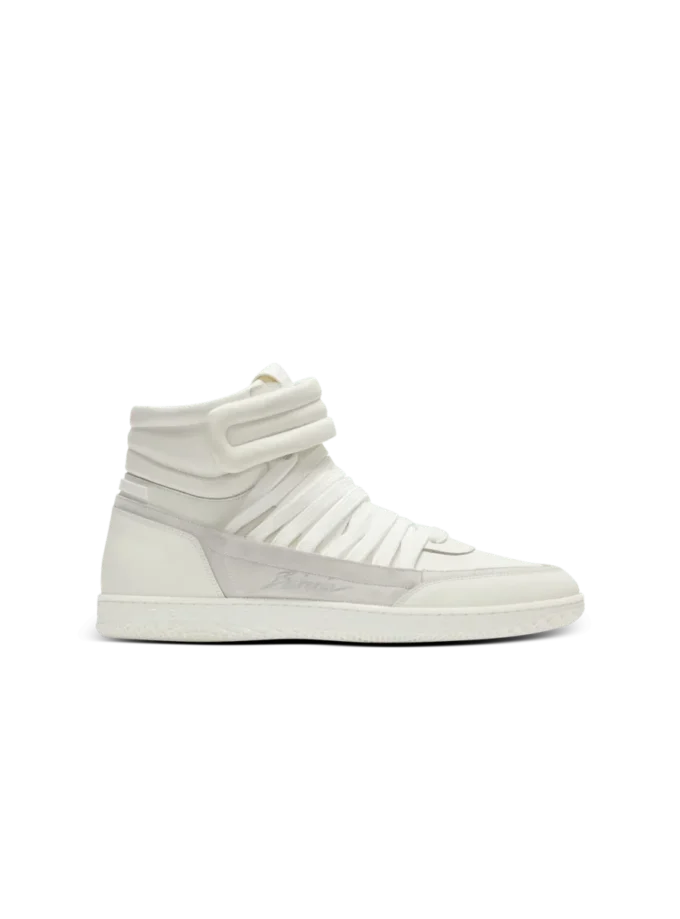 Leder Balmain Swan Mid-Top Schnürschuhe Leder Balmain Swan Mid-Top Schnürschuhe