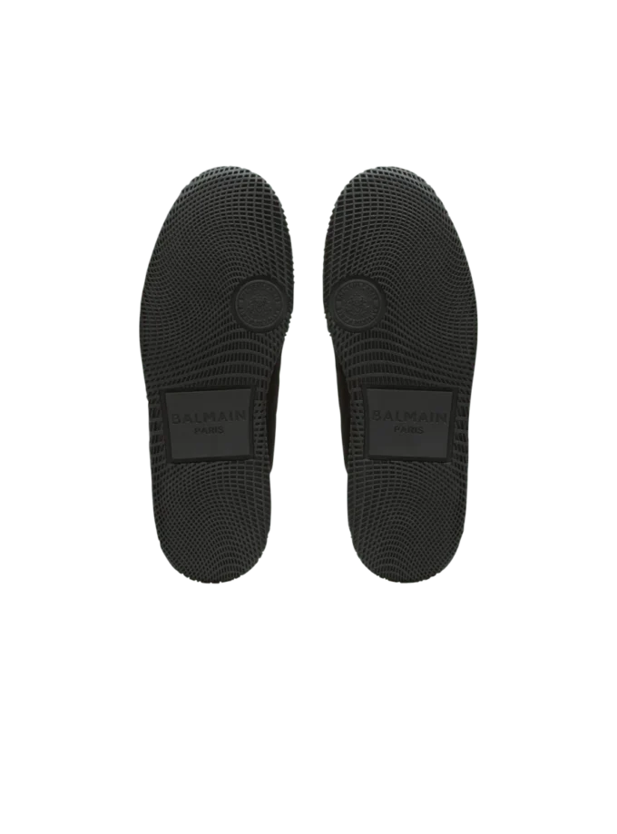 Leder Balmain Swan Mid-Top Schnürschuhe Leder Balmain Swan Mid-Top Schnürschuhe