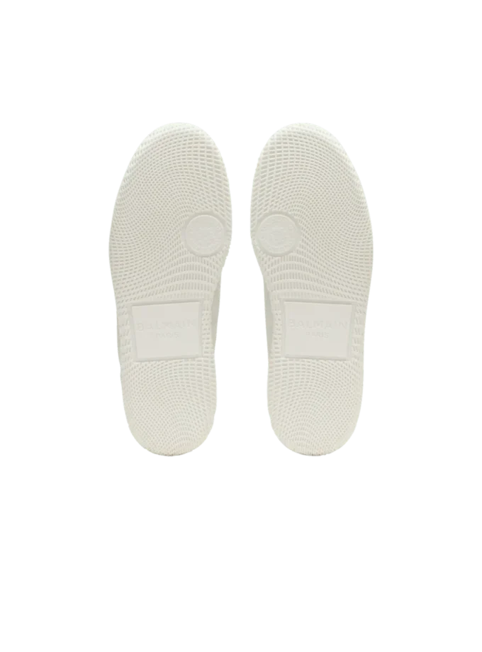 Leder Balmain Swan Mid-Top Schnürschuhe Leder Balmain Swan Mid-Top Schnürschuhe