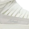 Leder Balmain Swan Mid-Top Schnürschuhe Leder Balmain Swan Mid-Top Schnürschuhe