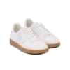 Leder und Canvas Balmain Swan Sneakers Leder und Canvas Balmain Swan Sneakers