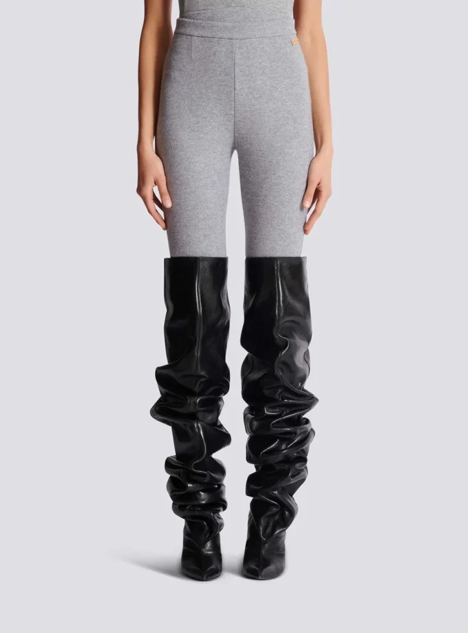Leggings aus Baumwollstrick Leggings aus Baumwollstrick
