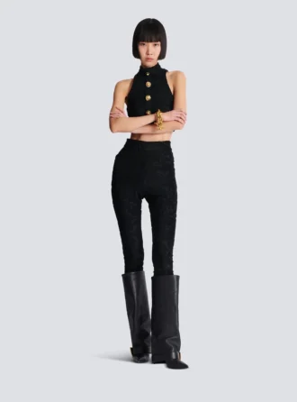 Leggings mit Barockmuster