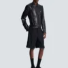 Leichte Bikerjacke aus Lammleder Leichte Bikerjacke aus Lammleder