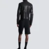 Leichte Bikerjacke aus Lammleder Leichte Bikerjacke aus Lammleder
