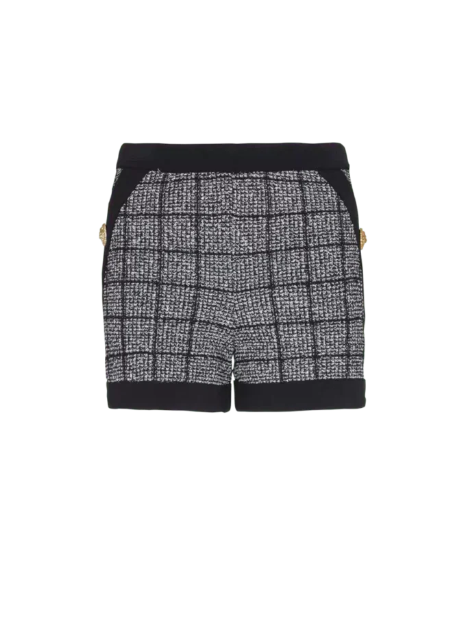 Leichte Tweed-Shorts Leichte Tweed-Shorts