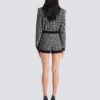 Leichte Tweed-Shorts Leichte Tweed-Shorts