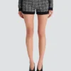 Leichte Tweed-Shorts Leichte Tweed-Shorts