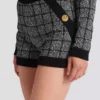 Leichte Tweed-Shorts Leichte Tweed-Shorts