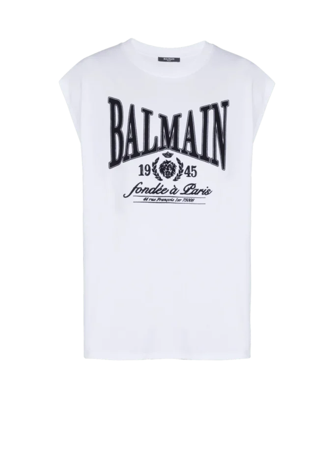Locker geschnittenes Tanktop mit Print Locker geschnittenes Tanktop mit Print