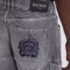 Locker sitzende Cargo-Jeans aus Denim Locker sitzende Cargo-Jeans aus Denim