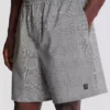 Lässige Shorts aus Prince-of-Wales-Satin Lässige Shorts aus Prince-of-Wales-Satin