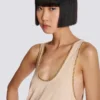 Lässiges Jersey-Tanktop mit Ketten Lässiges Jersey-Tanktop mit Ketten