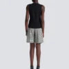 Lässiges Tanktop mit Balmain Paris Brush-Print Lässiges Tanktop mit Balmain Paris Brush-Print