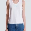 Lässiges Tanktop mit Balmain Paris Brush-Print