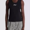 Lässiges Tanktop mit Balmain Paris Brush-Print Lässiges Tanktop mit Balmain Paris Brush-Print