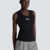 Lässiges Tanktop mit Balmain Paris Brush-Print Lässiges Tanktop mit Balmain Paris Brush-Print
