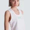 Lässiges Tanktop mit Balmain Paris Brush-Print