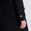 Mantel aus Wolle und Kaschmir mit abnehmbarer Latzfront Mantel aus Wolle und Kaschmir mit abnehmbarer Latzfront