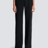 Maßgeschneiderte Hose mit Grain-de-Poudre-Muster Maßgeschneiderte Hose mit Grain-de-Poudre-Muster