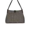 Medium Release Shopper Tasche aus Monogramm-Jacquard und Kalbsleder Medium Release Shopper Tasche aus Monogramm-Jacquard und Kalbsleder