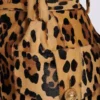 Midi-Rock aus Leder im Ponyfell-Look mit Leopardenmuster Midi-Rock aus Leder im Ponyfell-Look mit Leopardenmuster