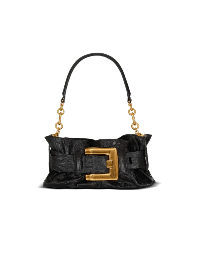 Mini Anthem Tasche aus geprägtem Kalbsleder mit Krokodilprägung Mini Anthem Tasche aus geprägtem Kalbsleder mit Krokodilprägung